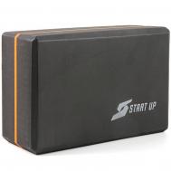Блок для йоги 22,8x15,2x10см  NT18022B черный START UP