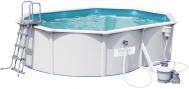 Каркасный бассейн овальный 500х360х120см+насос-фильтр  Hydrium Oval Pool Set 56586 Bestway