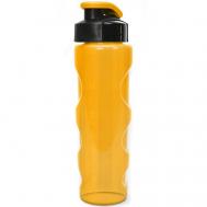 Бутылка для воды HEALTH and FITNESS, 700 ml., anatomic, прозрачно/желтый КК0162 Nobrand