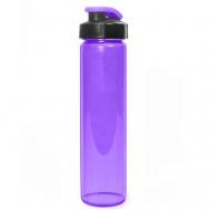 Бутылка для воды HEALTH and FITNESS, 500 ml., straight, прозрачно/фиолетовый КК0160 Nobrand