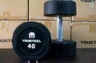 Гантель EVO 40кг полиуретановая YouSteel