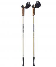 Скандинавские палки  Blade 2-секционные, 77-135 см, серебристый\желтый\черный Berger
