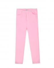Розовые флисовые брюки  детские Poivre Blanc