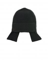 Темно-серая шапка с квадратными ушками  детское Joli Bebe