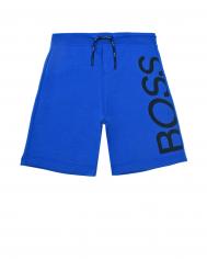 Синие трикотажные шорты Hugo Boss