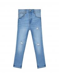 Голубые джинсы с разрезами John Richmond