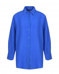 Синяя рубашка прямого кроя Shade