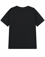 Черная футболка с круглым вырезом  детская DAN MARALEX