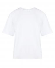 Белая футболка свободного кроя DAN MARALEX