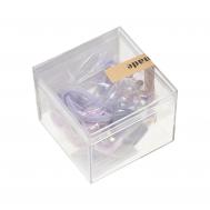 Набор фиолетовых резинок в коробке  детский TAIS