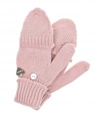 Розовые перчатки с откидным верхом Il Trenino