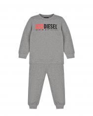 Комплект: свитшот и брюки, серый  детский Diesel