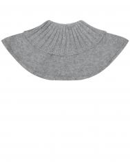 Серый шарф-горло из кашемира  детский CHOBI