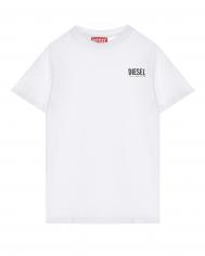 Белая базовая футболка  детская Diesel