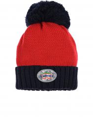 Красная шапка с патчем &quot;Snowboard&quot;  детская Regina