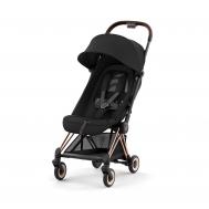 Коляска прогулочная Coya Rosegold Sepia Black с дождевиком Cybex