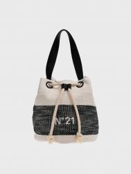 Сумка-мешочек в стиле color block N21