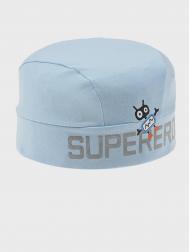 Голубая бандана с принтом &quot;SuperEroi&quot; Il Trenino