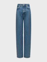 Джинсы бананы, голубые MO5CH1NO Jeans