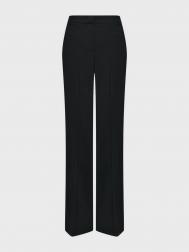 Брюки прямые со стрелками, черные Alberta Ferretti