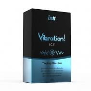 Увлажняющий гель для тела Vibration Gel с ароматом Лед 15 INTT
