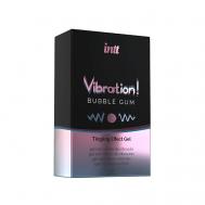 Увлажняющий гель для тела Vibration Gel с ароматом Жвачка 15 INTT