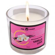 Массажная свеча  Vanilla love 70 Pink Rabbit