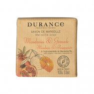 Марсельское мыло кусковое Мандарин и гранат Mandarin & Pomegranate 100 Durance