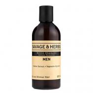 Мужской травяной регулирующий шампунь для жирных волос из крапивы 250 Savage&Herbs