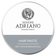 Матовая паста для укладки волос "Hair Paste Medium" классических укладок SIGNORE ADRIANO