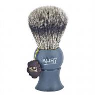 Помазок для бритья Hi-Brush серый цвет KURT