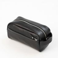 Несессер-сумка из натуральной кожи, чёрная HARD CRAFT