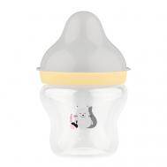 Бутылочка для кормления с соской молочной с клапаном, широким горлом, с рождения Lubby