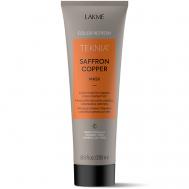 Маска для обновления цвета медных оттенков волос Teknia Color Refresh Saffron Copper Mask Lakme