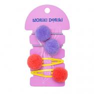 Набор аксессуаров для волос с помпонами "Коралловое настроение" MORIKI DORIKI