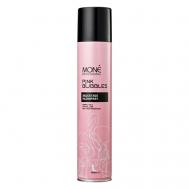 Лак для объема и укладки волос средней фиксации Pink Bubbles Mone Professional