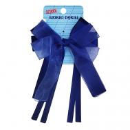 Синий бант на резинке SCHOOL Collection Blue bow elastic MORIKI DORIKI
