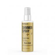 Спрей-шиммер парфюмированный для тела теплое золото Perfumed Shimmer Spray DEPILTOUCH PROFESSIONAL