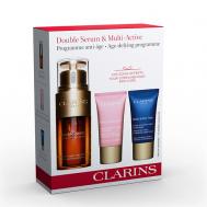 Набор для ухода за кожей лица Double serum+ Multi-Active CLARINS