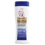 Шампунь Блики платины для окрашенных и мелированных волос Blond Vacances KERANOVE