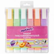 Набор текстовыделителей COLORSTAR PASTEL Юнландия