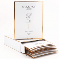 Набор увлажняющих тканевых масок для лица с золотом и кислотой GRACE FACE