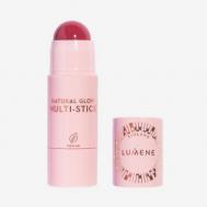 Сияющие румяна, помада и тени 3-в-1 atural Glow Multi-stick Lumene
