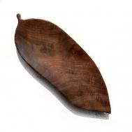 Блюдо из цельного дерева Nature Leaf 2 1 VICTORIA'S WOODS