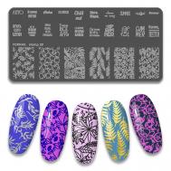 Пластина для стемпинга ногтей 1 FORNAIL