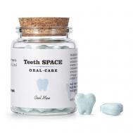 Зубная паста отбеливающая в таблетках Черника и Мята 100 TEETHSPACE