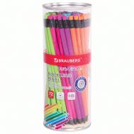 Набор чернографитных карандашей с ластиком Ultra Color Brauberg