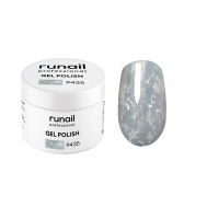 Гель-лак с фольгой и фигурными пайетками ГОРТЕНЗИЯ Runail Professional