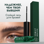 Гель фиксатор для укладки бровей прозрачный SEMILY