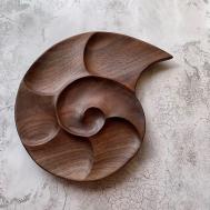 Блюдо из цельного дерева Nature Shell 1 VICTORIA'S WOODS